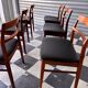 Set of 6 Henning Kjaernulf chairs in rosewood.