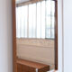 Triptych of modernist mirrors - 125x47cm