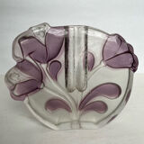 Vase en verre duoflore