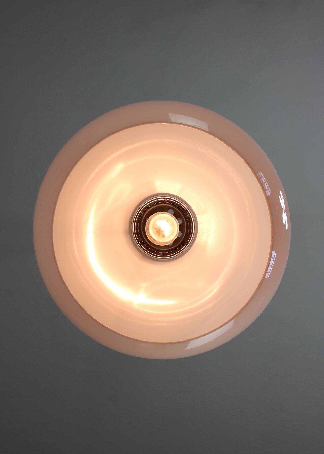 White Jolly Pendant Lamp by Luigi Massoni for Guzzini, 1970s