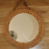 Rattan sun mirror 530mm