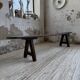 Oak farm bench 1950 220cm