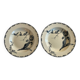 Assiettes terre de fer Oxford Choisy HB & Cō