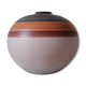 Vase boule en céramique signé