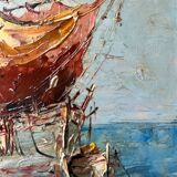 Table HSP Victor Bruzal 1955 fishing sailboat Marine