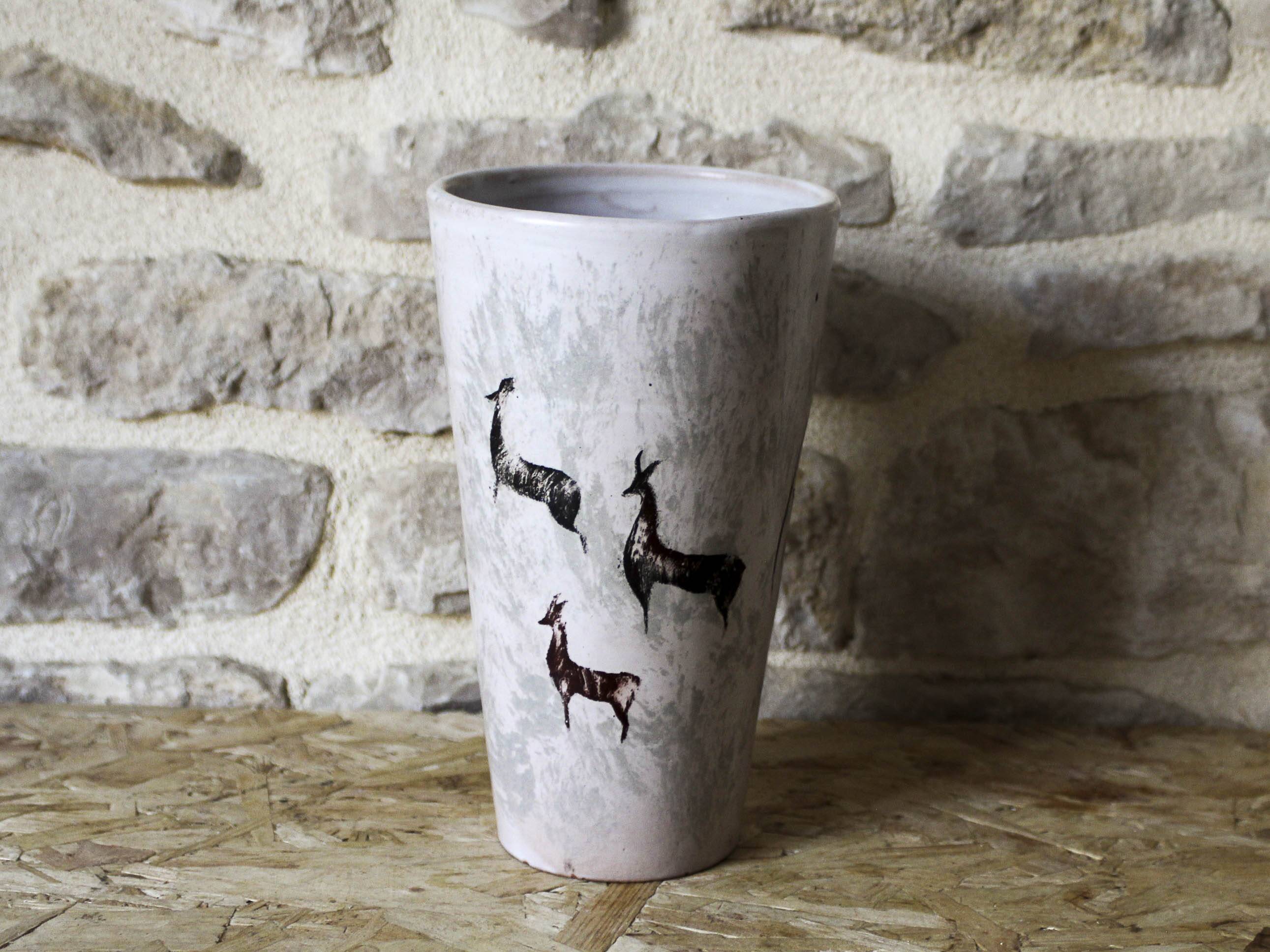 Vase en céramique par Jean Austruy