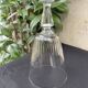 6 large blown and cut glasses from the 19th century