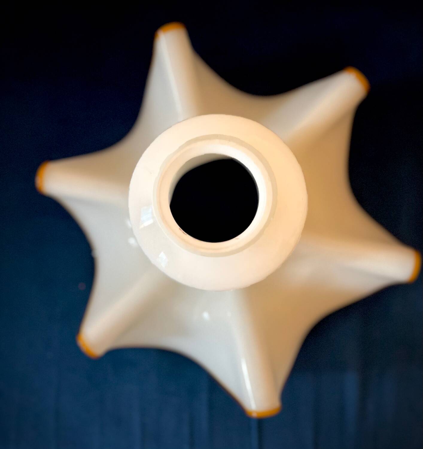 luminaire opaline Murano Art déco