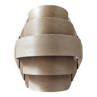 Vintage wooden wall light