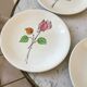 Service à dessert fleurs Made in France années 50