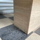 Travertine coffee table