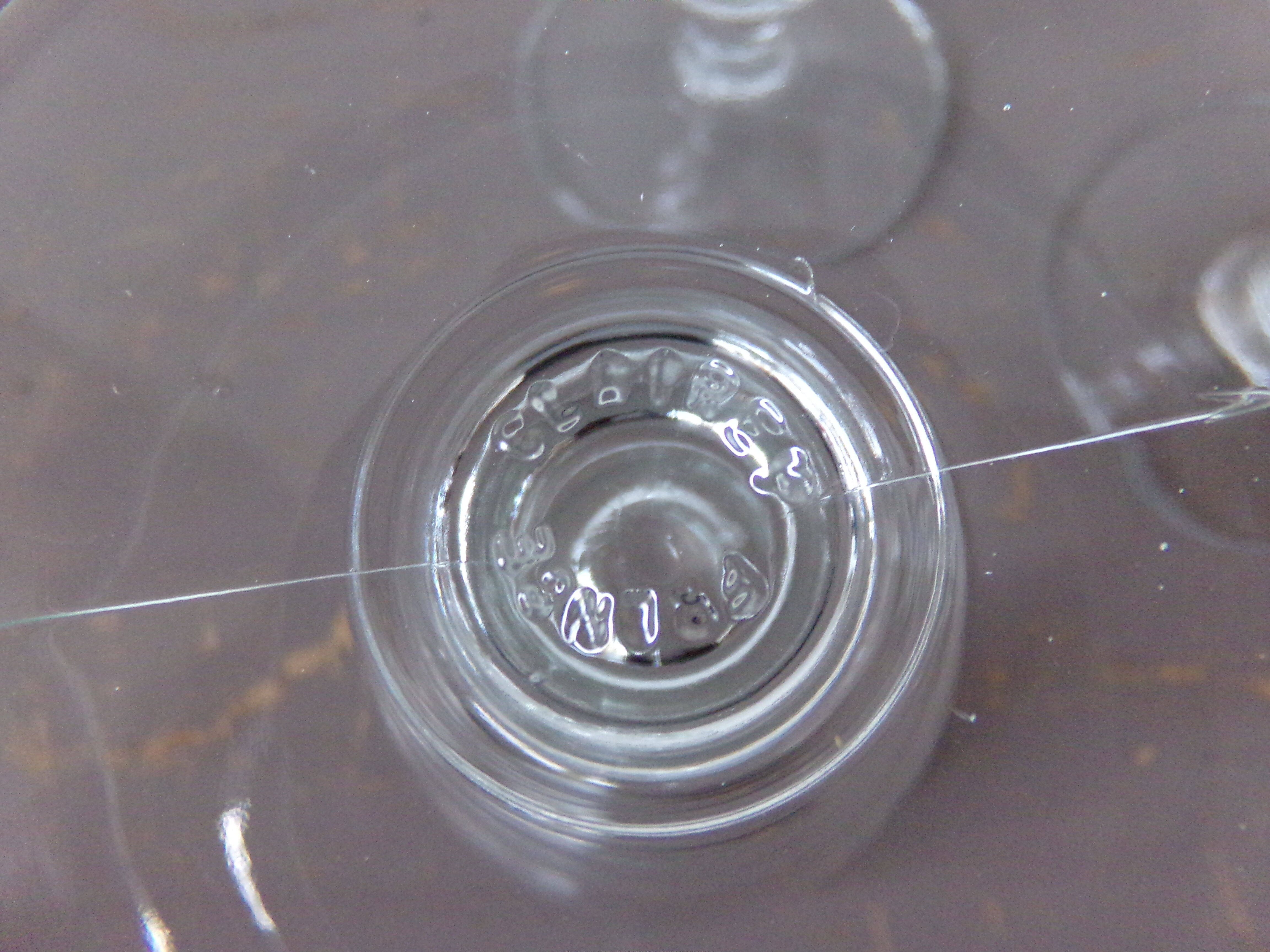 Old glasses from the clairet France glassworks