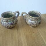 Set of 6 cups - vintage ceramics - year 60 / 70