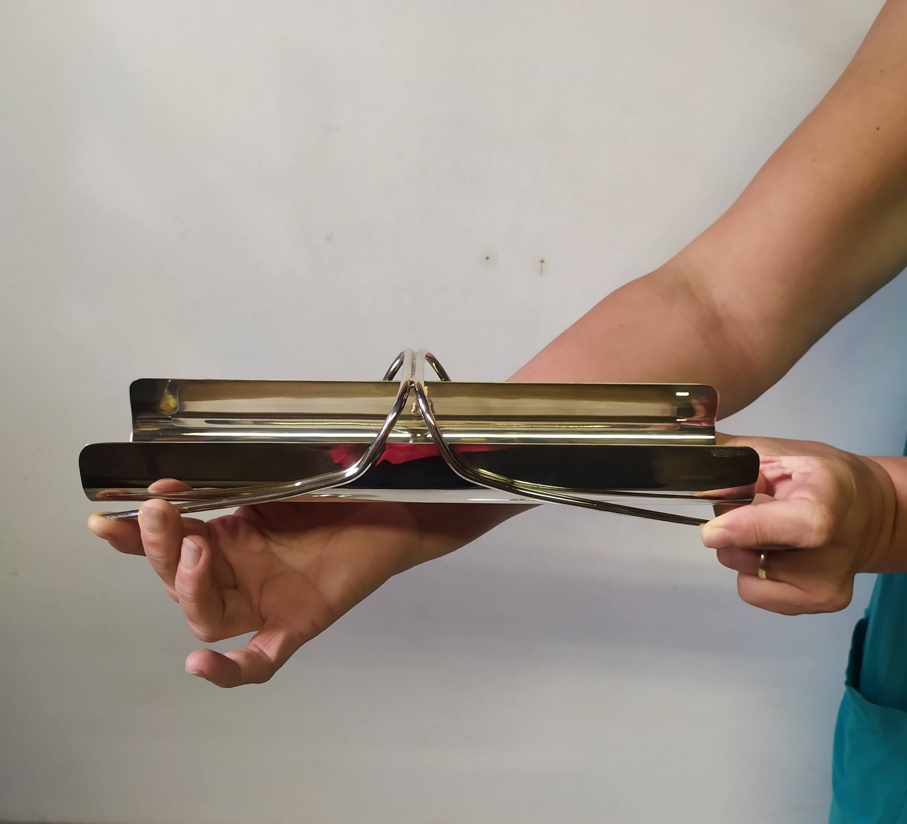 Lino Sabattini objects for Christofle, 1970s, set of 3