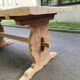 Renovated 19th century solid wood monastery farmhouse table 180cm
