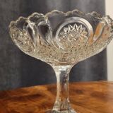 Glass footed cup