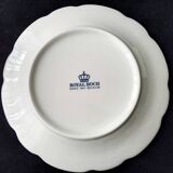 4 Assiettes à dessert Royal Boch Motif "Oignons bleus