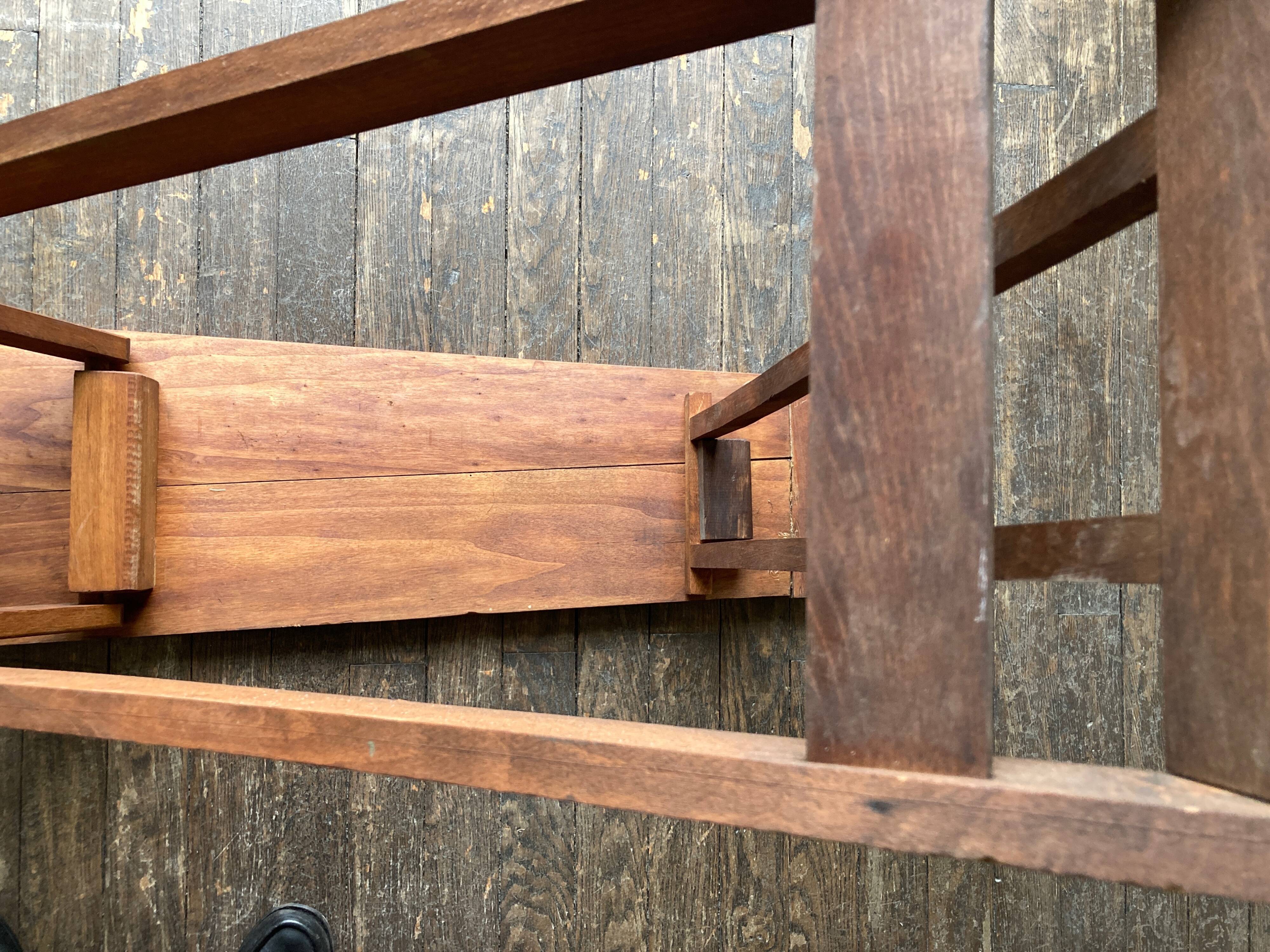 1900 folding ironing console table