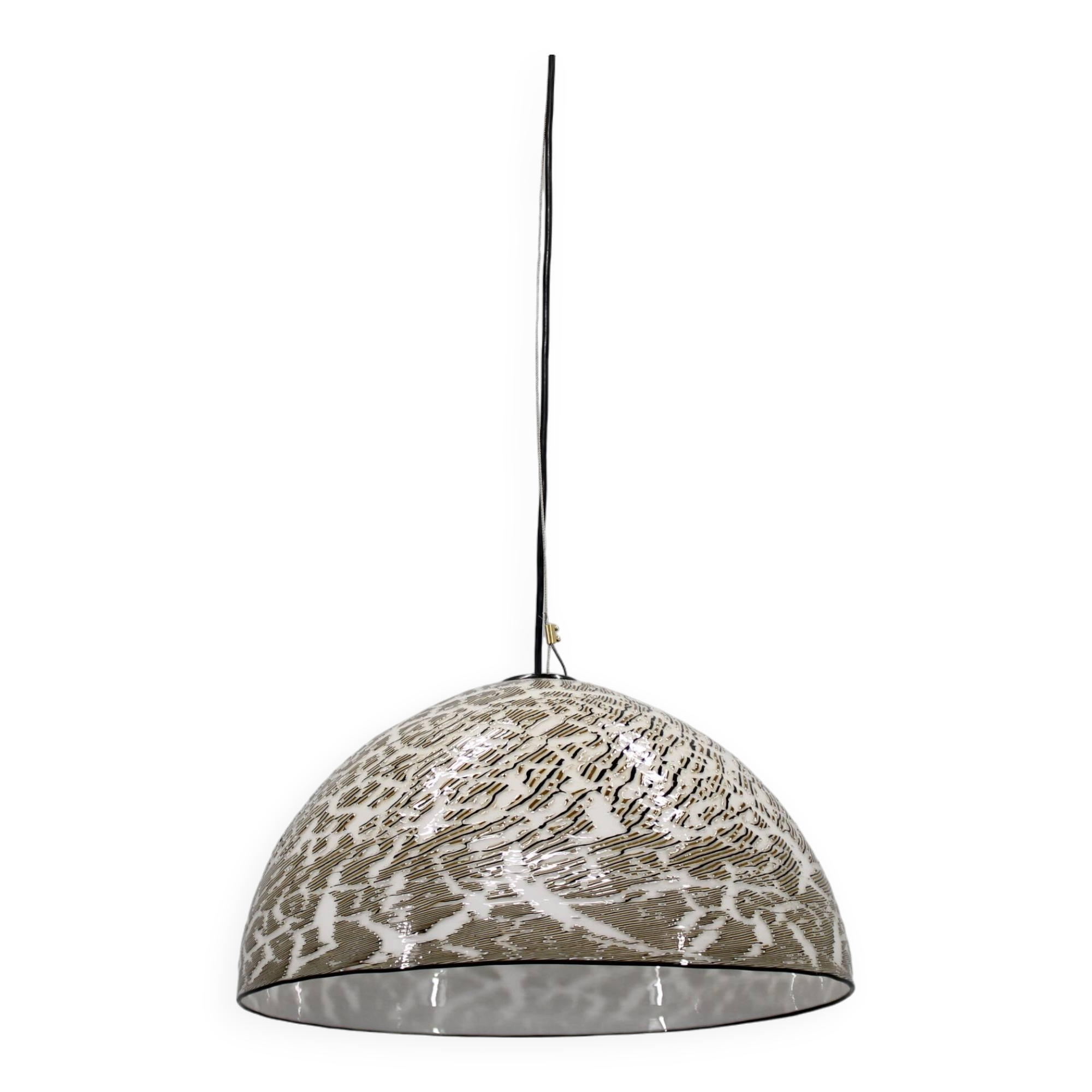 1970s Italian Glass Pendant Light