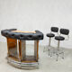 Vintage retro seventies cocktail bar 'Mad-Men style'