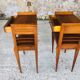Pair of Italian bedsides, Art deco 50s