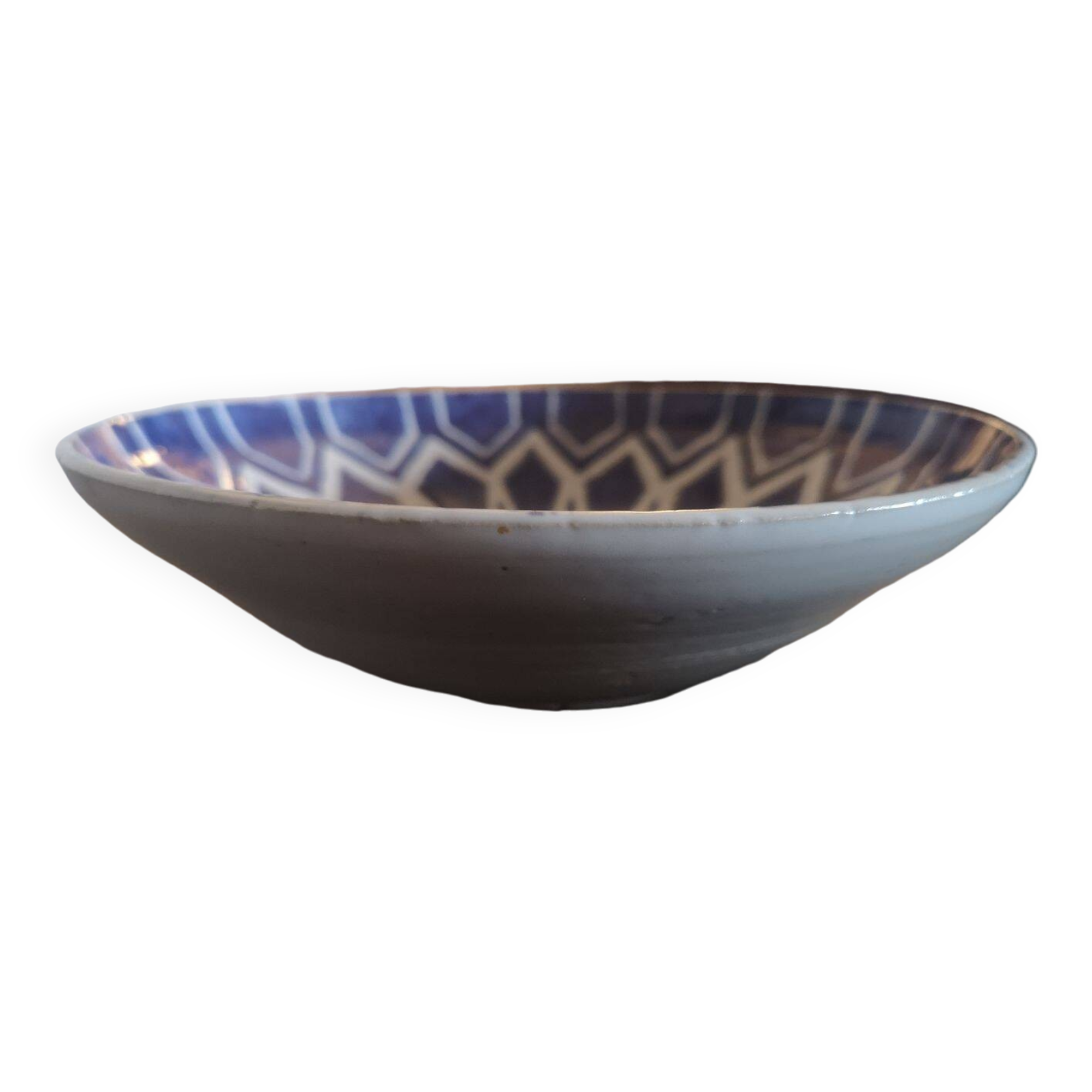 Glazed stoneware cup - Mediterranean work