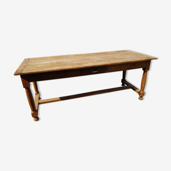 Old cherry farm table