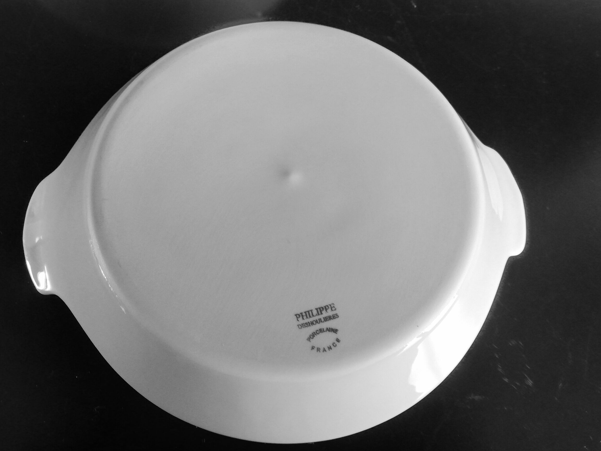 Lot de 2 coupelles blanches Philippe Deshoulieres