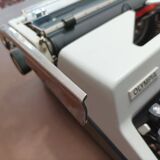Olympia Monica white typewriter