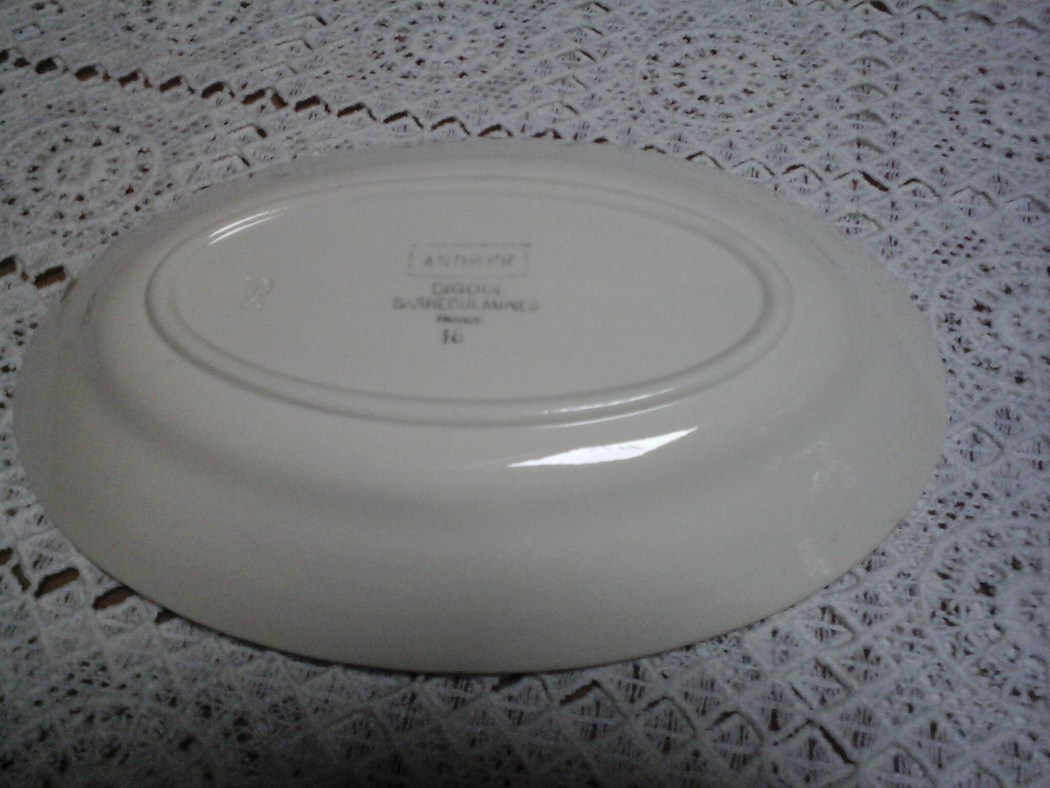 Oval dish Andrée / Digoin