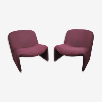 Pair of chairs Alky by G. Piretti for Anonima Castelli, premiered in 1969