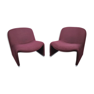Pair of chairs Alky by G. Piretti for Anonima Castelli, premiered in 1969