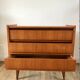 Commode coiffeuse scandinave en teck design danois années 60