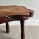 Wooden tripod stool