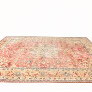 9x12 Pale Red & Cream Classic Persian Rug, 279x374Cm