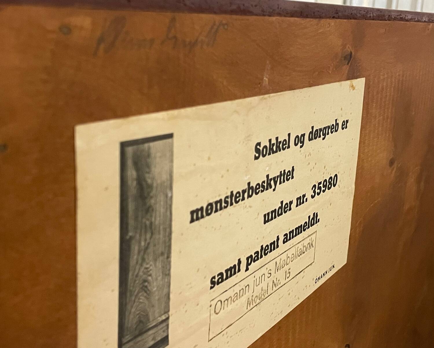 Teak sideboard by Gunni Omann Model 15 Denmark