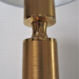 Travertine lamp and  gilded steel 70