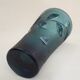 Vintage vase thick glass midnight blue