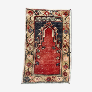 Tapis turc oushak 115x73 cm vintage