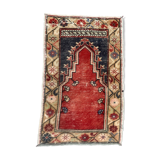 Turkish oushak rug 115x73 cm vintage carpet