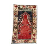 Tapis turc oushak 115x73 cm vintage