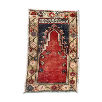 Turkish oushak rug 115x73 cm vintage carpet