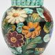 Monaco vase with colorful flower pattern