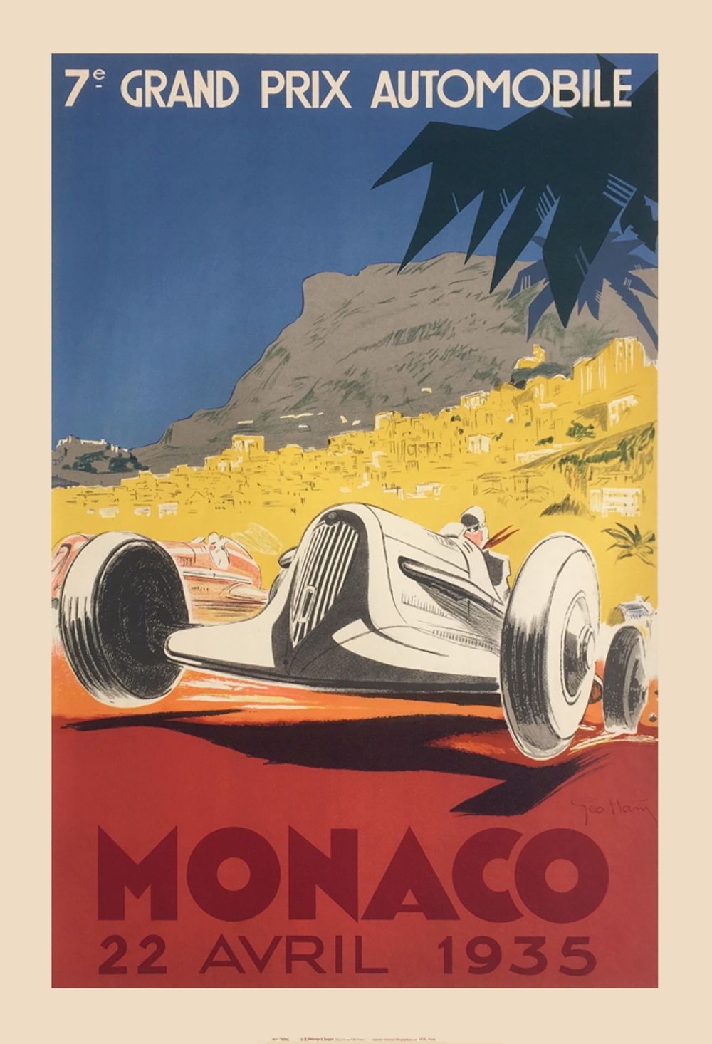 Poster monaco grand prix 1935