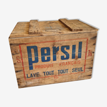 Ancienne caisse Persil en bois
