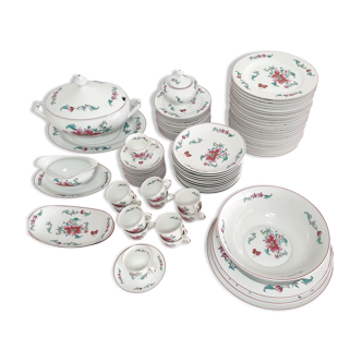 Limoges Bernardaud "Lhasa" porcelain table service 82 pieces