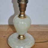 Lamp base in onyx and brass 60s