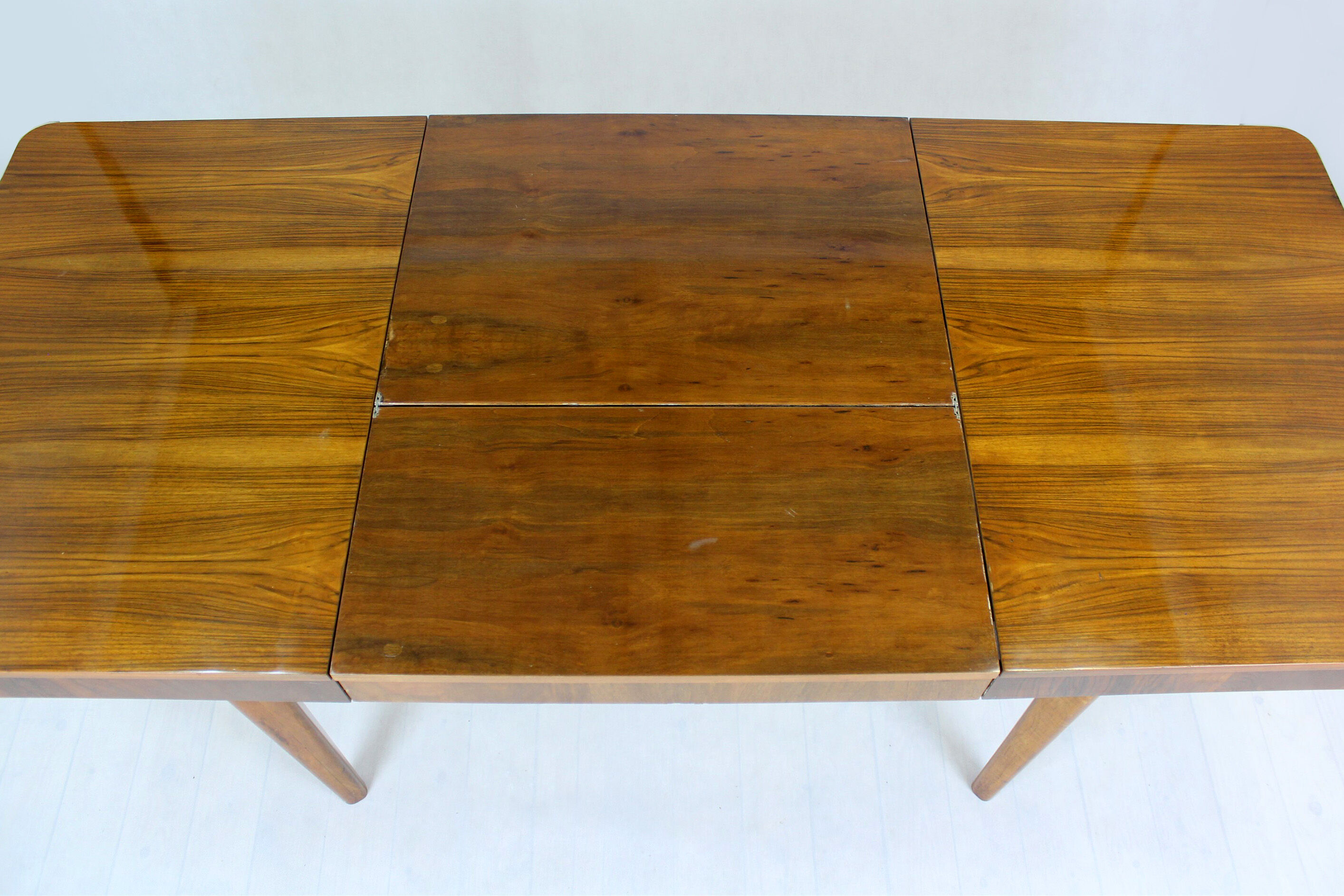 Extendable dining table by Jindrich Halabala for UP Zavody, 1950s