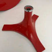 Red '4997' Dining Table by Gardella & Castelli for Kartell, Italy, 1970