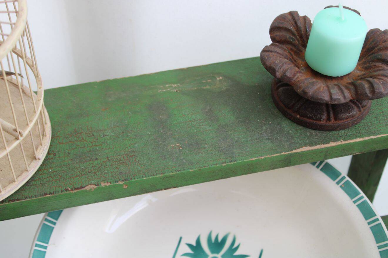 Wooden flower display stand